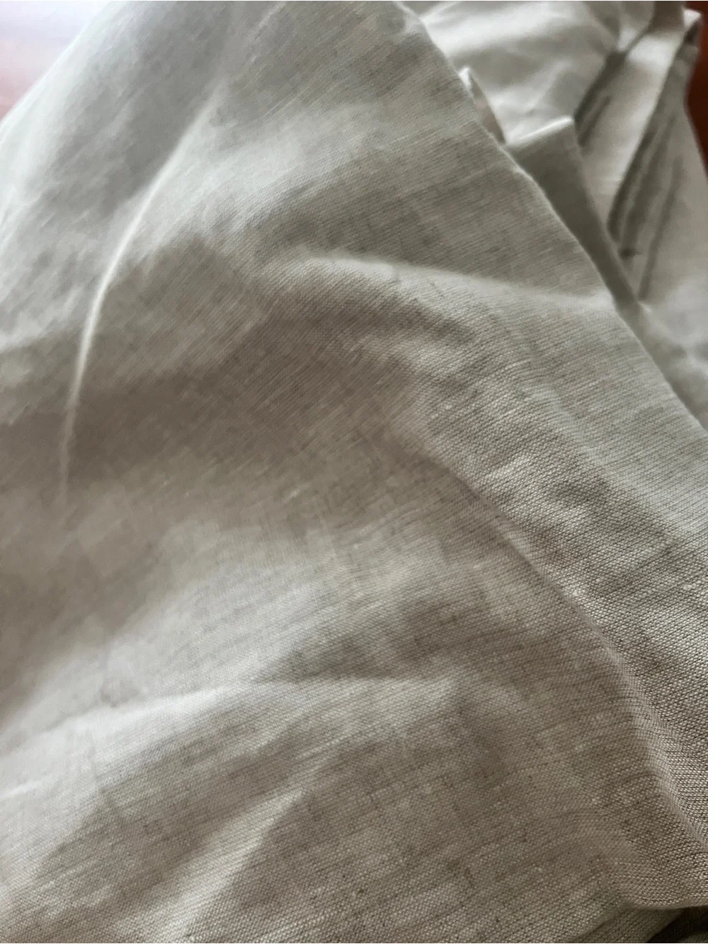 Quince European Linen True Blackout Curtain Panel in Sage
